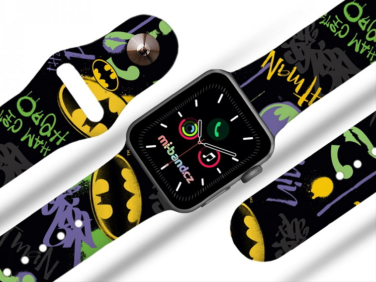 Apple watch řemínek Batman - Graffiti 2