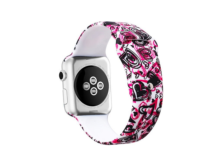 Řemínek s potiskem pro Apple Watch - Bláznivá láska