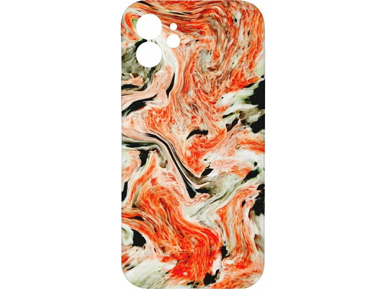Kryt Oranžový mramor pro iPhone 12