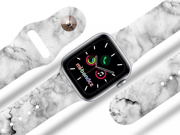 Apple watch řemínek Bílý mramor