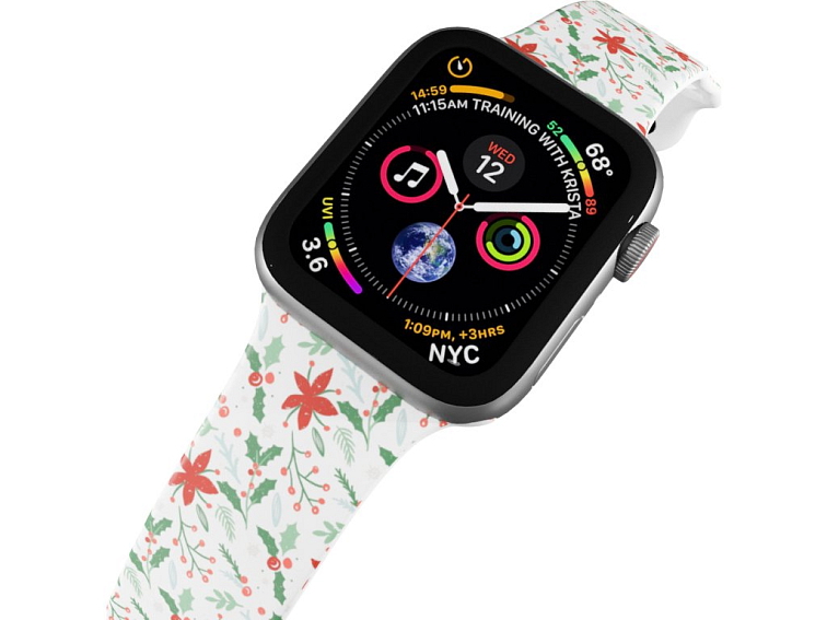 Apple watch řemínek Vánoční hvězda