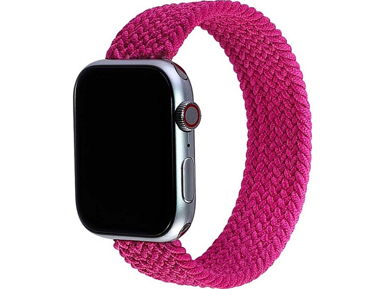 Pletený navlékací řemínek pro Apple Watch - Purpurový