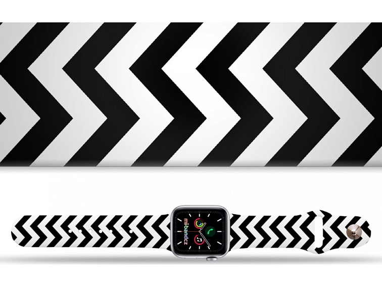 Apple watch řemínek Cikcak pruhy
