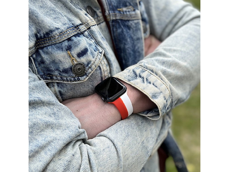 Barevný řemínek pro Apple Watch - Flamenco