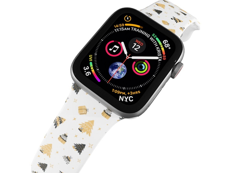Apple watch řemínek Vánoční stromky s dárky