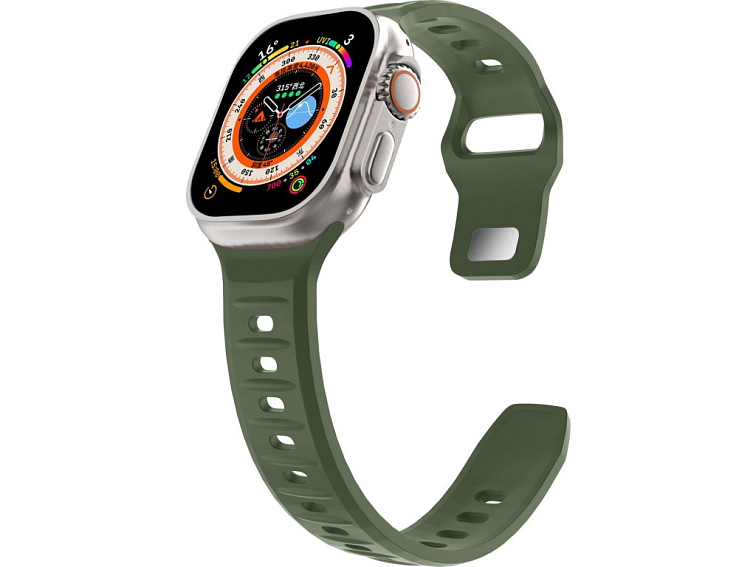 Silikonový vroubkovaný řemínek pro Apple Watch 38/40/41/42(S10)mm