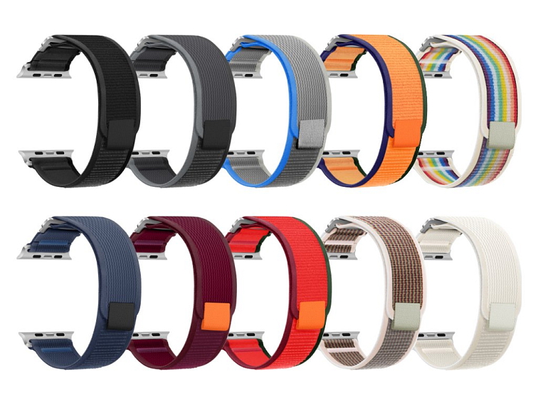 Nylonový řemínek se stahovacím poutkem a sponou pro Apple Watch 38/40/41/42(S10)mm