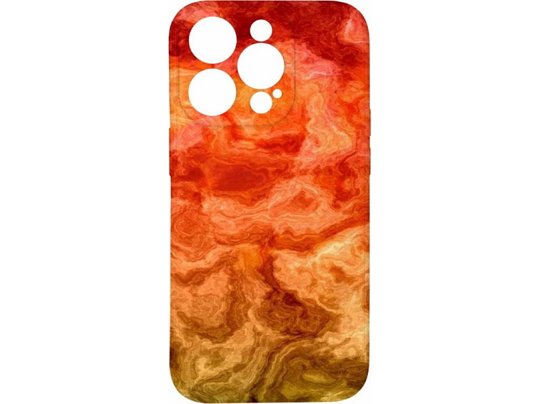 Kryt Ohnivý mramor pro iPhone 15 Pro