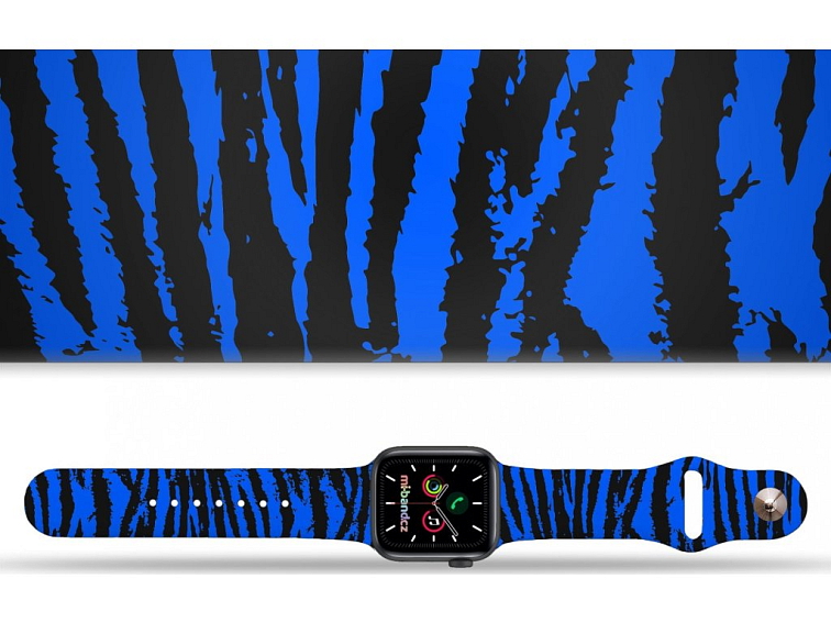 Apple watch řemínek Tygr modrý