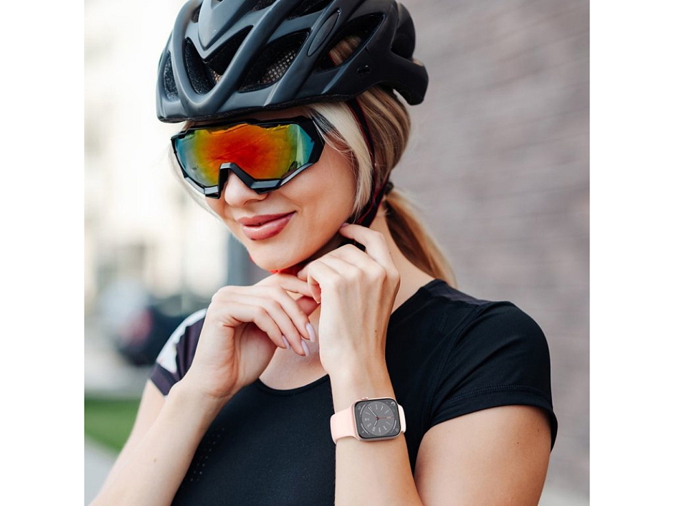 Řemínek pro Apple Watch 44mm / 45mm / 46mm / 49mm - Tech-Protect, Silicone Clay