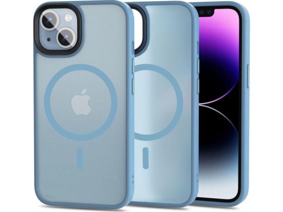 Ochranný kryt pro iPhone 14 - Tech-Protect, Magmat MagSafe Sierra Blue