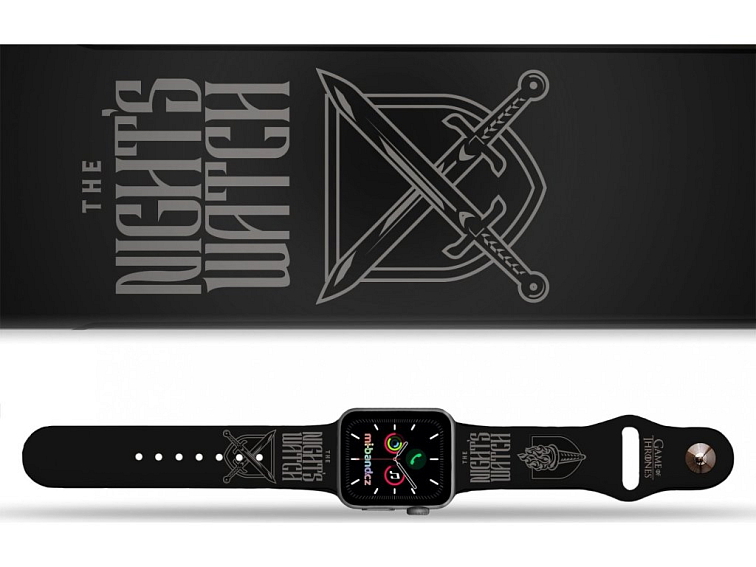 Apple watch řemínek GOT 11 - Noční hlídka
