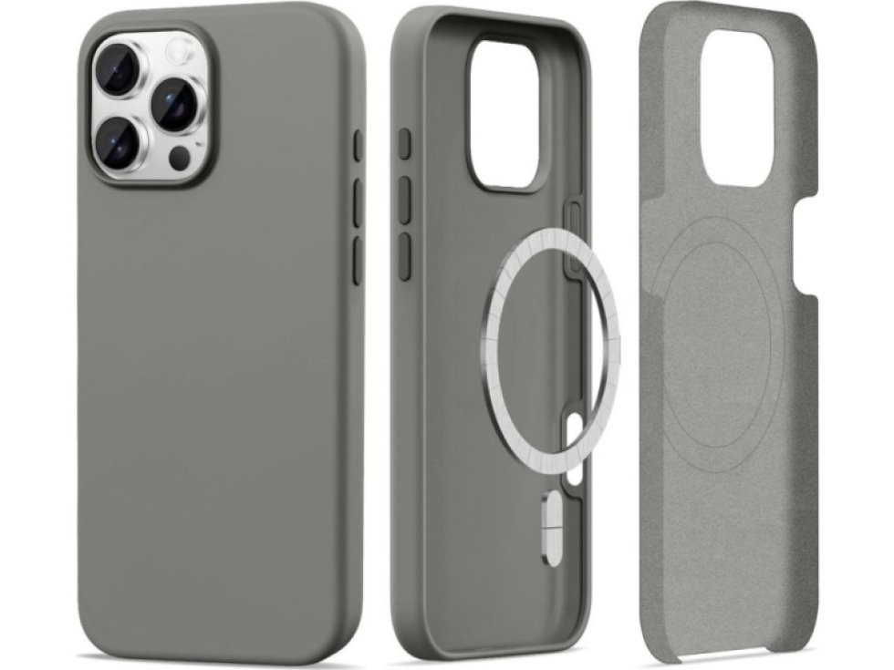 Ochranný kryt na iPhone 16 Pro MAX - Tech-Protect, Silicone MagSafe Clay