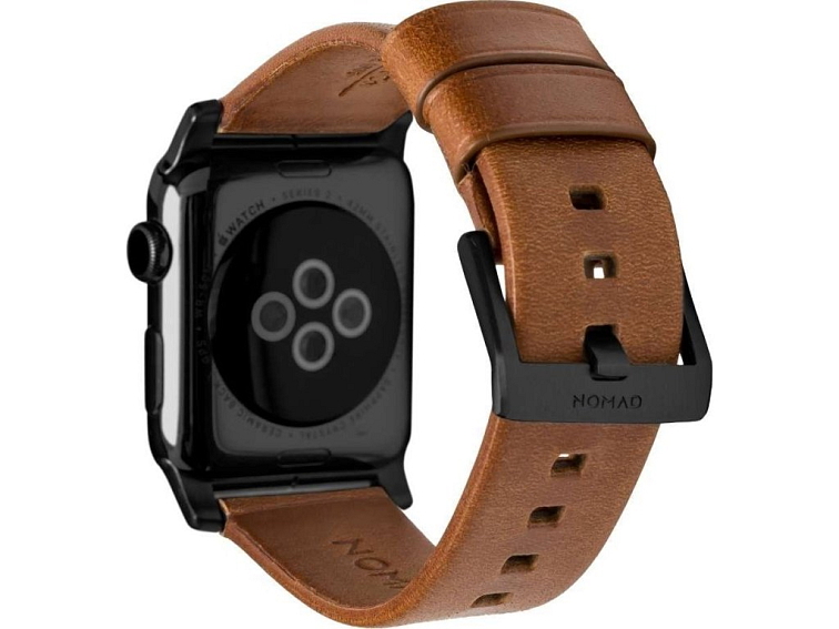 Kožený pásek / řemínek pro Apple Watch 44mm / 45mm / 46mm / 49mm - Nomad, Modern Brown Black