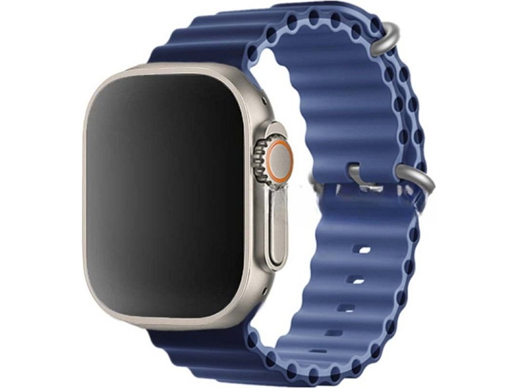 Stylový vroubkovaný řemínek pro Apple Watch - Midnight Blue