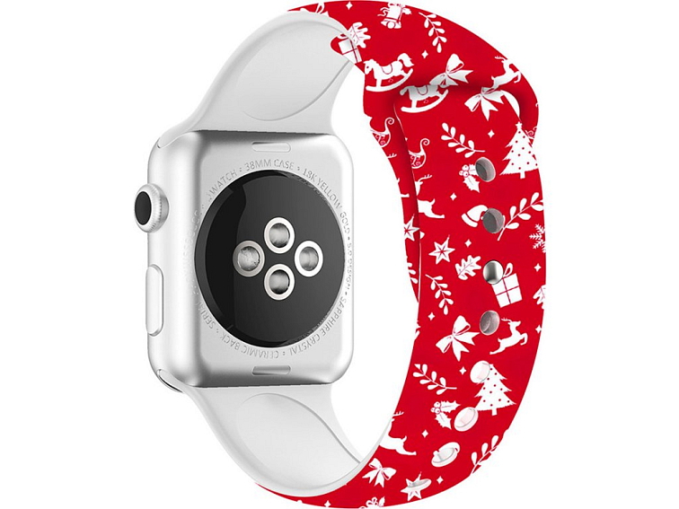 Vánoční řemínek s potiskem pro Apple Watch - Vánoční koleda