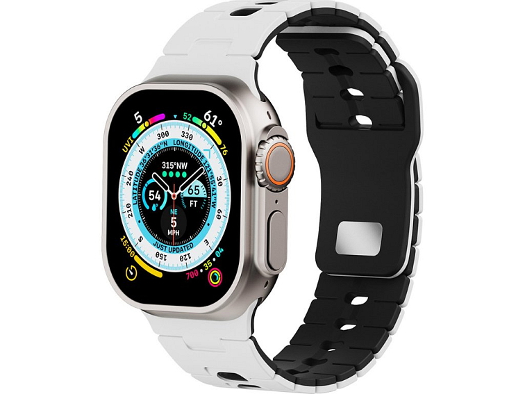 Perforovaný dvojbarevný řemínek pro Apple Watch 38/40/41/42(S10)mm
