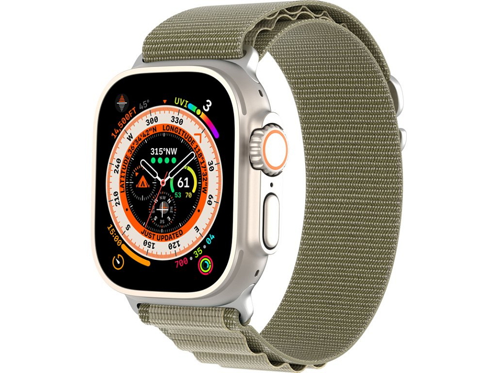 Řemínek pro Apple Watch 44mm / 45mm / 46mm / 49mm - DuxDucis, GS Olive