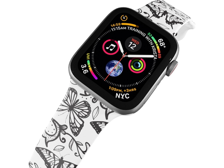 Apple watch řemínek Motýli