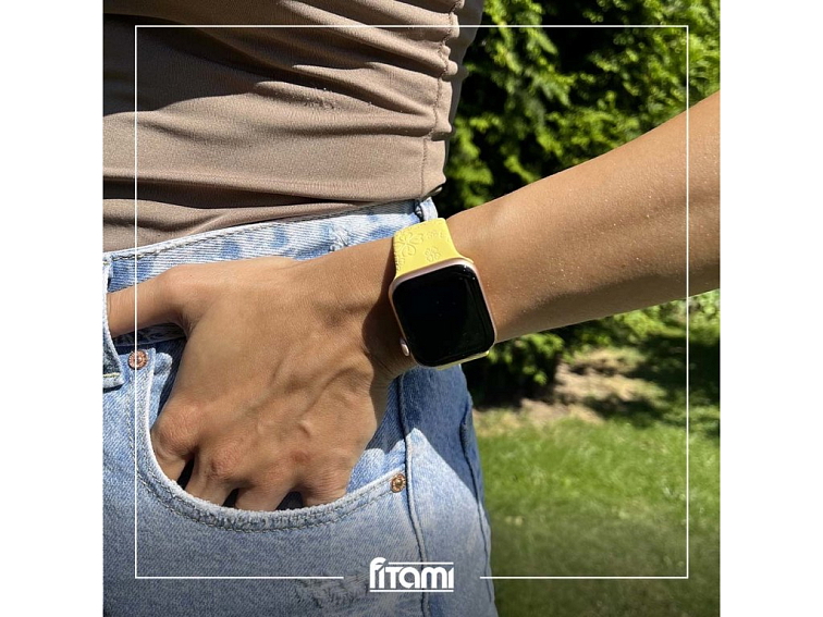 Letní řemínek pro Apple Watch - Žlutá louka