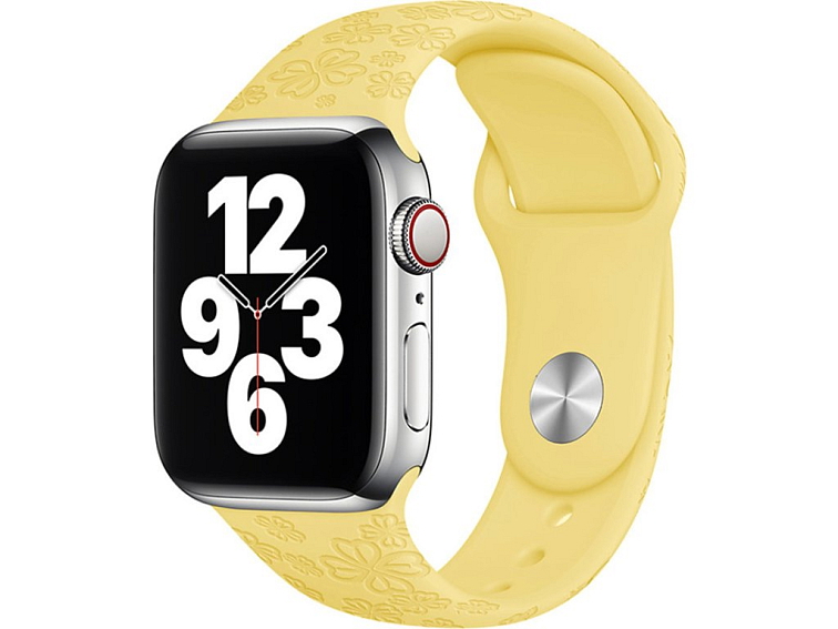 Letní řemínek pro Apple Watch - Žlutý čtyřlístek