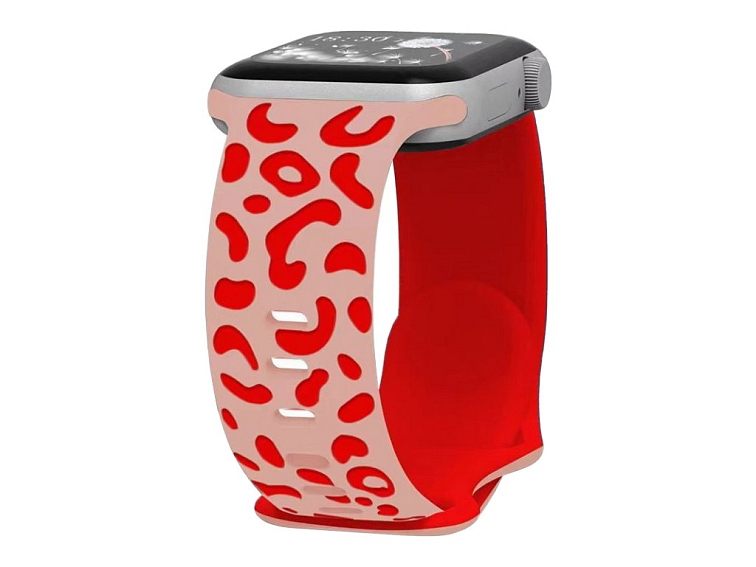 Gravírované zvířecí vzory řemínek pro Apple Watch 42/44/45/46/49mm