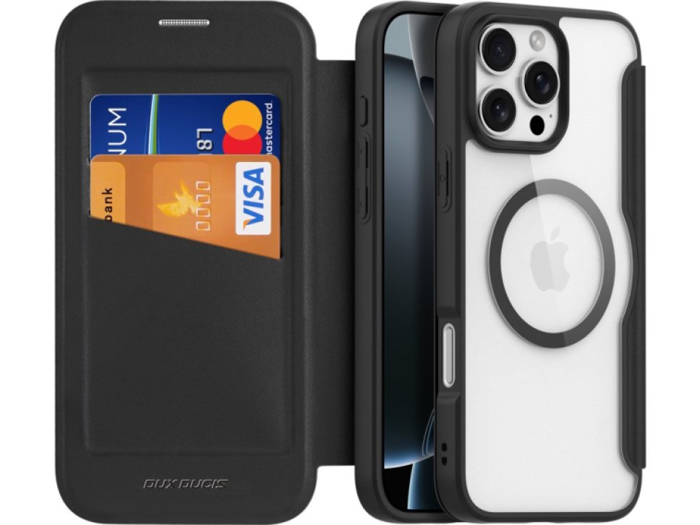 Ochranné pouzdro na iPhone 16 Pro - DuxDucis, SkinX Pro with MagSafe Black