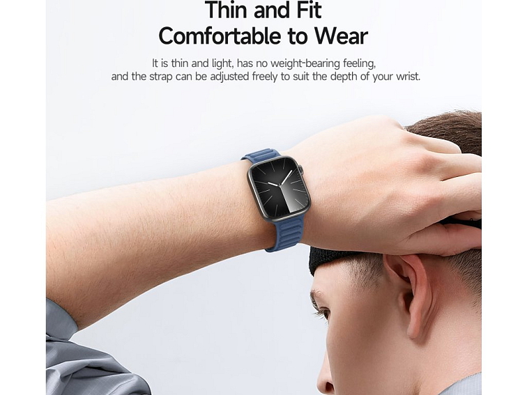 Řemínek na Apple Watch 38mm / 40mm / 41mm / 42mm - DuxDucis, BL Blue