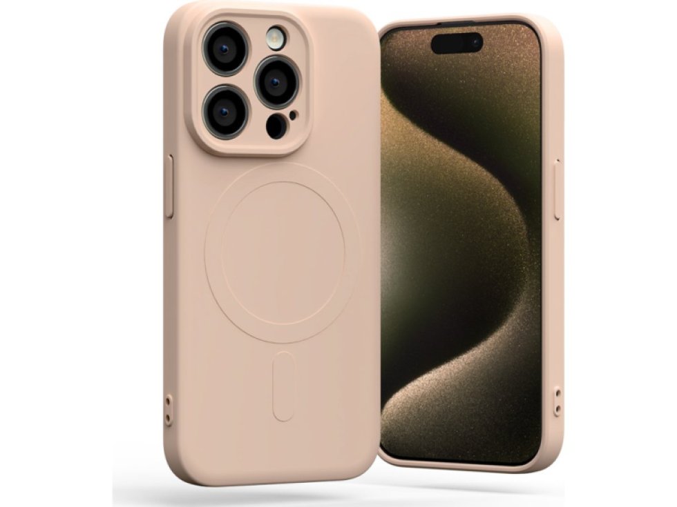 Ochranný kryt na iPhone XS MAX - Mercury, SemiSilicon MagSafe Pink