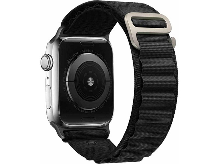 Nylonový řemínek alpský tah na Apple Watch - Černý