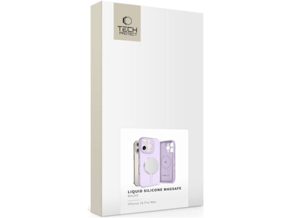 Ochranný kryt na iPhone 16 Pro MAX - Tech-Protect, Liquid MagSafe Mauve