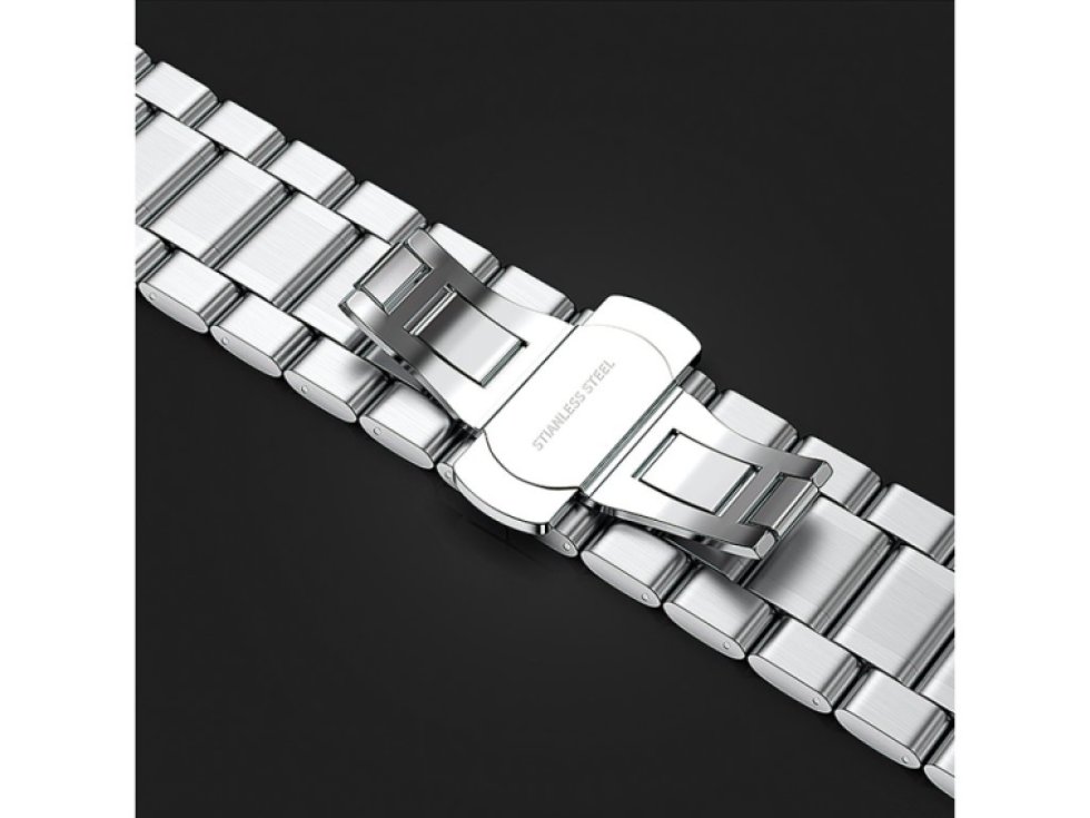 Řemínek na Apple Watch 44mm / 45mm / 46mm / 49mm - Hoco, WA32 Grand Silver