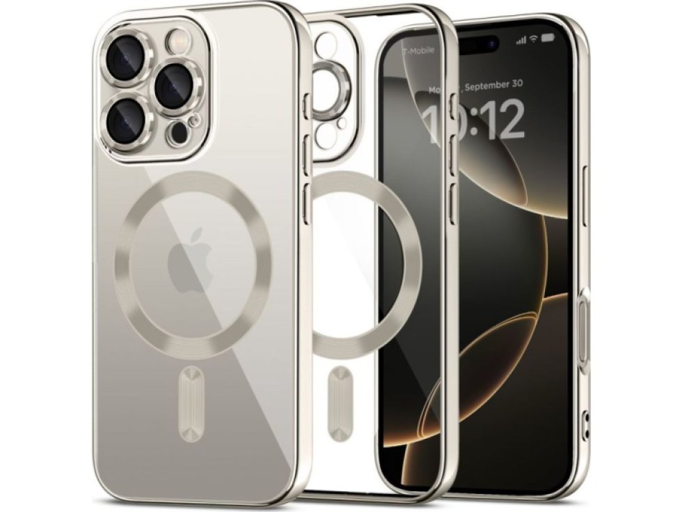 Ochranný kryt na iPhone 16 Pro MAX - Tech-Protect, Magflex MagSafe Shiny Titanium