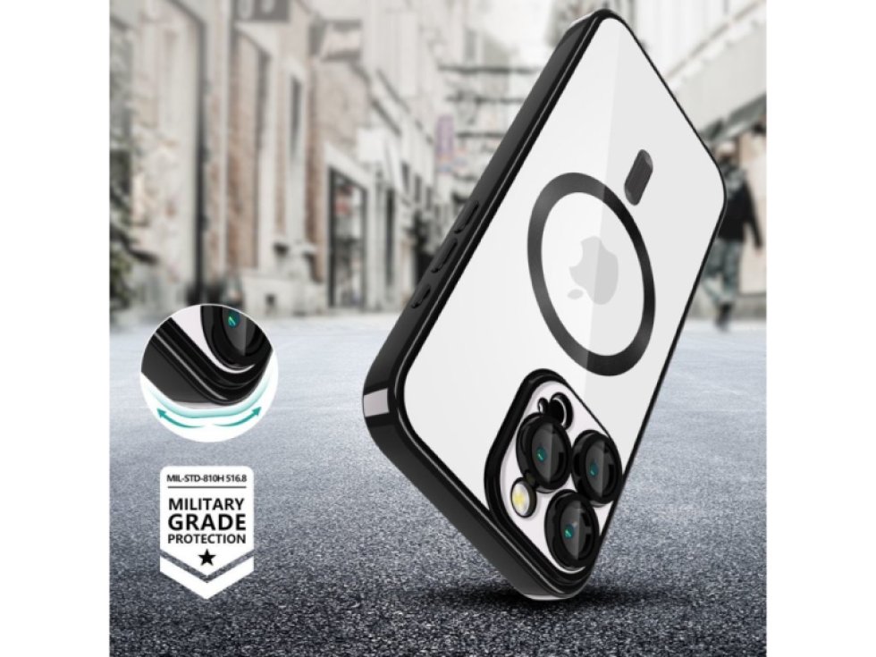 Ochranný kryt na iPhone 16 Pro - Tech-Protect, Magshine MagSafe Shiny Black