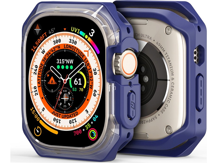 Ochranný kryt na Apple Watch 49mm - DuxDucis, Tamo Blue