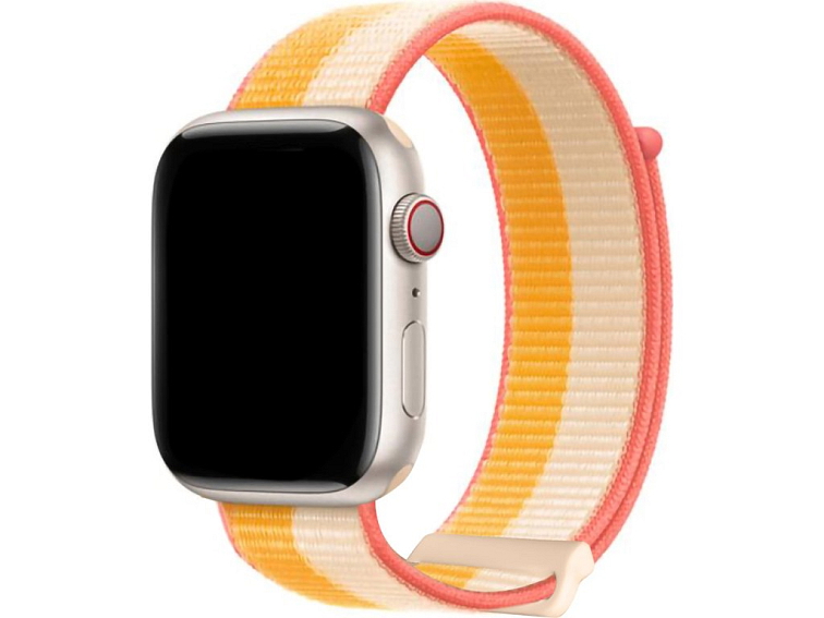 Řemínek pro Apple Watch 44mm / 45mm / 46mm / 49mm - DuxDucis, Sport MaizeWhite