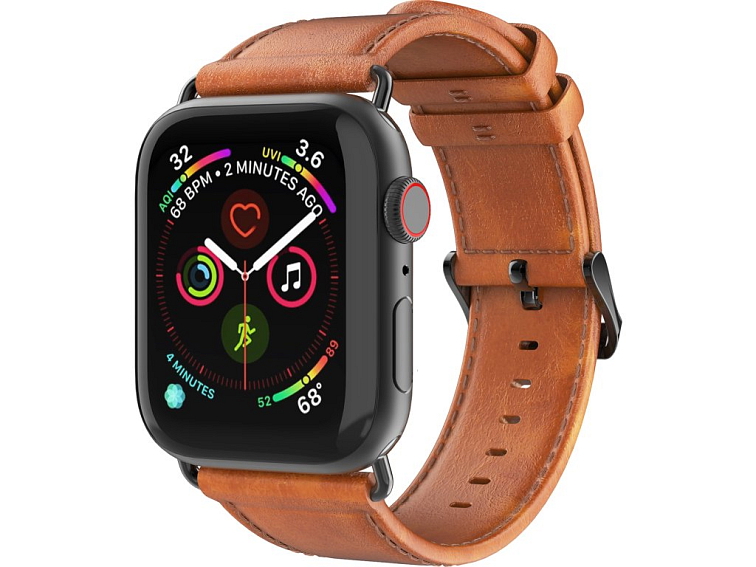Kožený pásek / řemínek pro Apple Watch 44mm / 45mm / 46mm / 49mm - DuxDucis, Business Brown