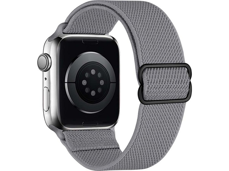 Nastavitelný nylonový řemínek na Apple Watch - Šedý