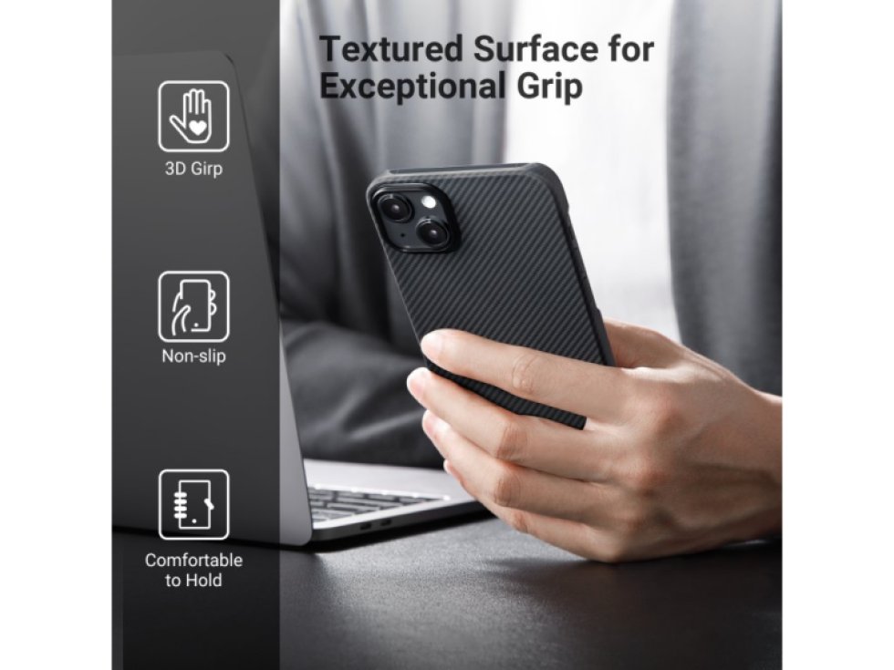 Ochranný kryt pro iPhone 14 PLUS - Pitaka, MagEZ 3 600D