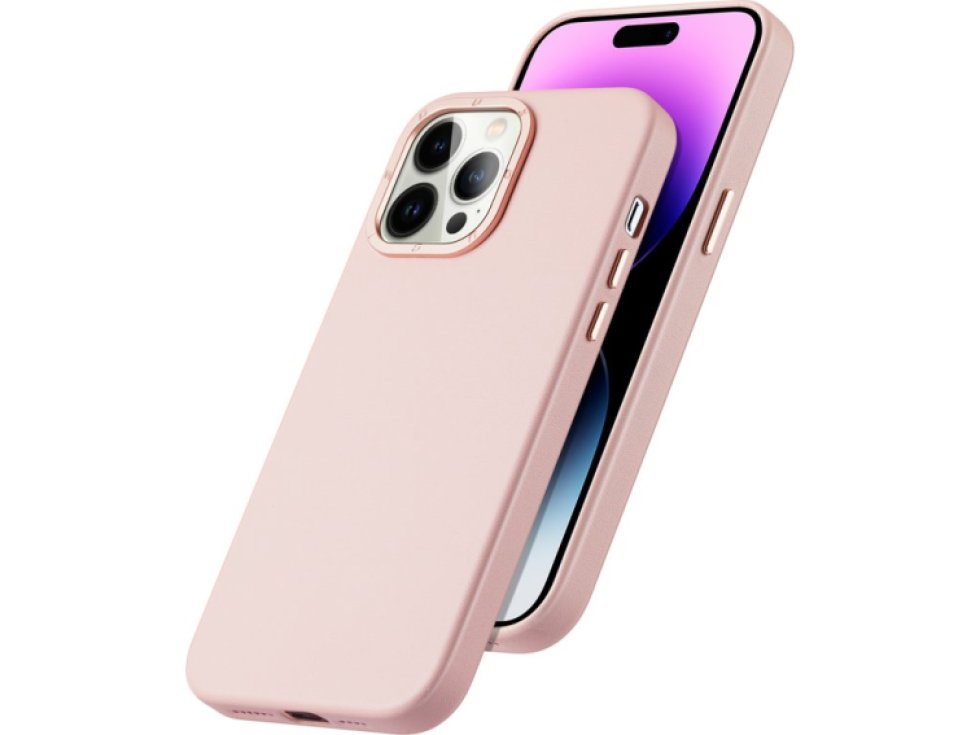 Ochranný kryt na iPhone 14 Pro MAX - DuxDucis, Grit with MagSafe Pink