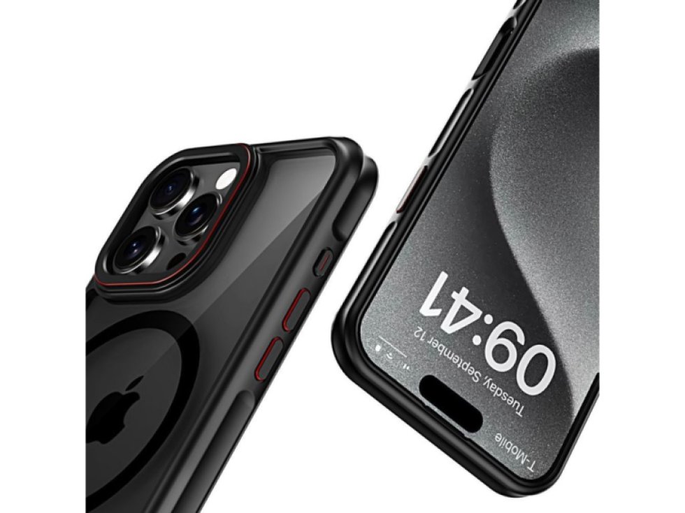 Ochranný kryt na iPhone 16 Pro - Tech-Protect, Maghybrid MagSafe Black