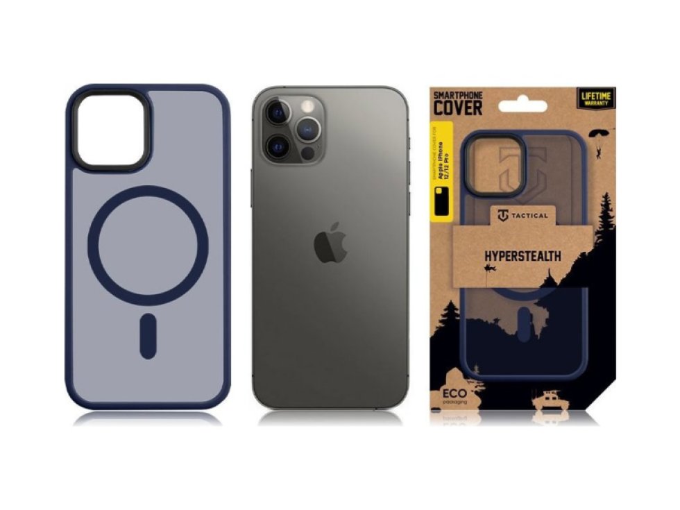 Ochranný kryt pro iPhone 12 / 12 Pro - Tactical, MagForce Hyperstealth Deep Blue