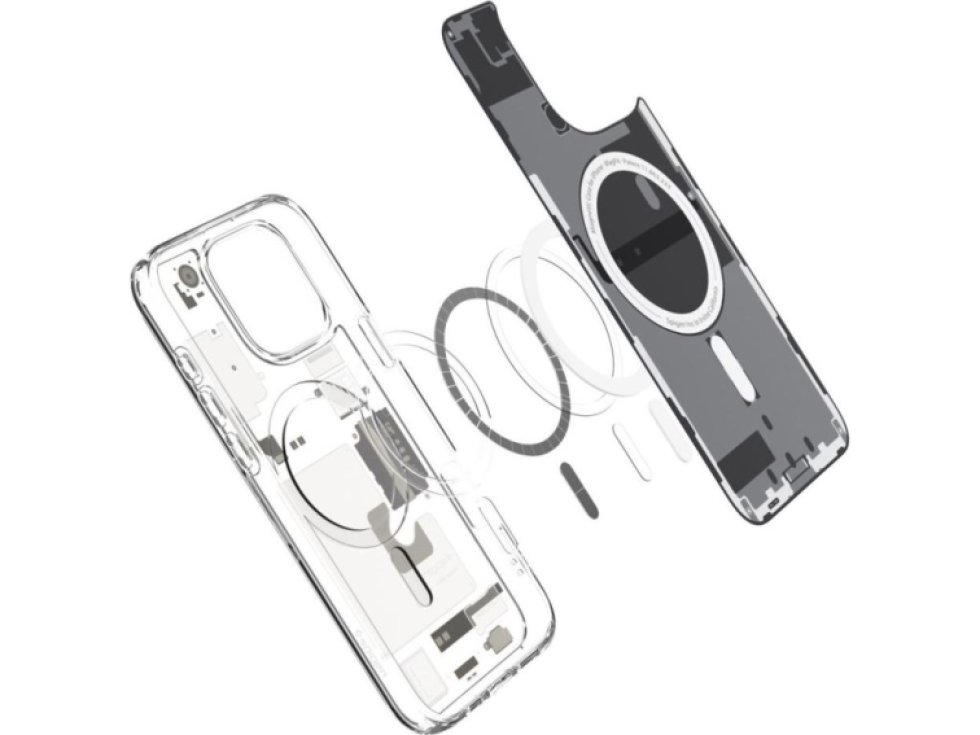 Ochranný kryt na iPhone 16 Pro - Spigen, Ultra Hybrid MagSafe Zero One Natural Titanium