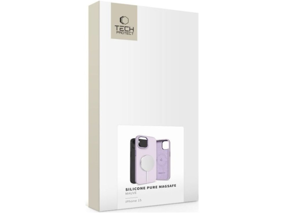 Ochranný kryt na iPhone 15 - Tech-Protect, Pure MagSafe Mauve