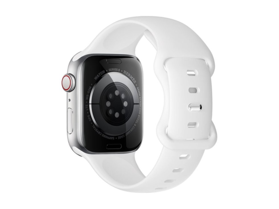 Řemínek pro Apple Watch 44mm / 45mm / 46mm / 49mm - Hoco, WA15 Flexible White
