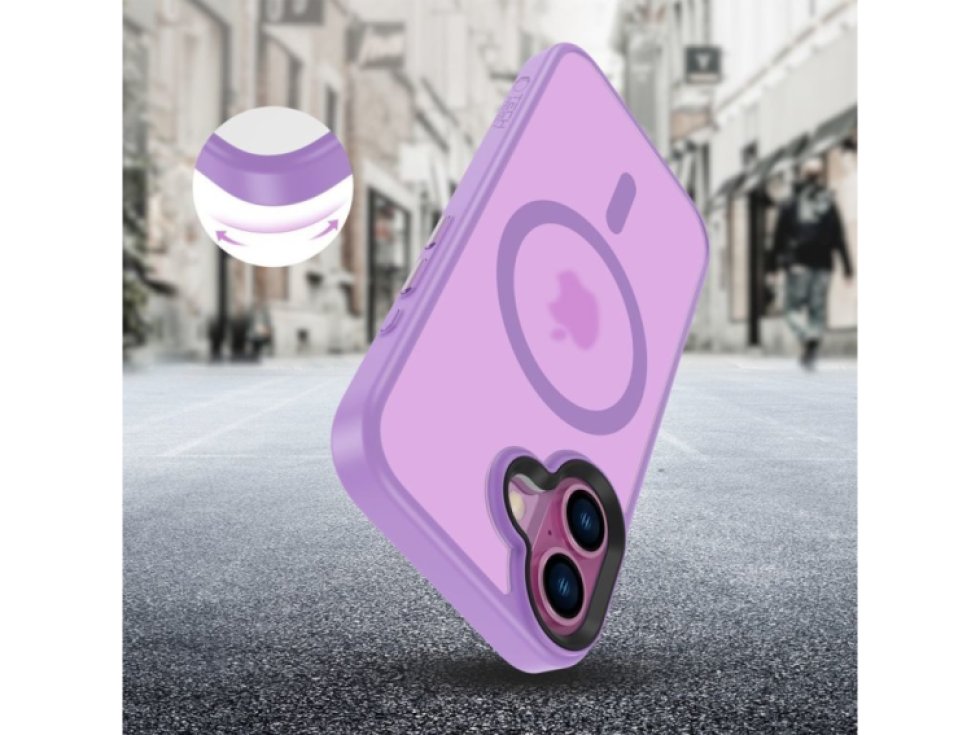 Ochranný kryt na iPhone 16 - Tech-Protect, Magmat MagSafe Matte Mauve