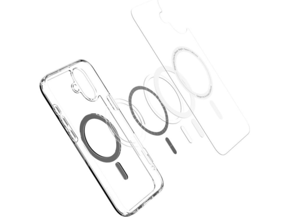 Ochranný kryt na iPhone 16 PLUS - Spigen, Ultra Hybrid MagSafe Black