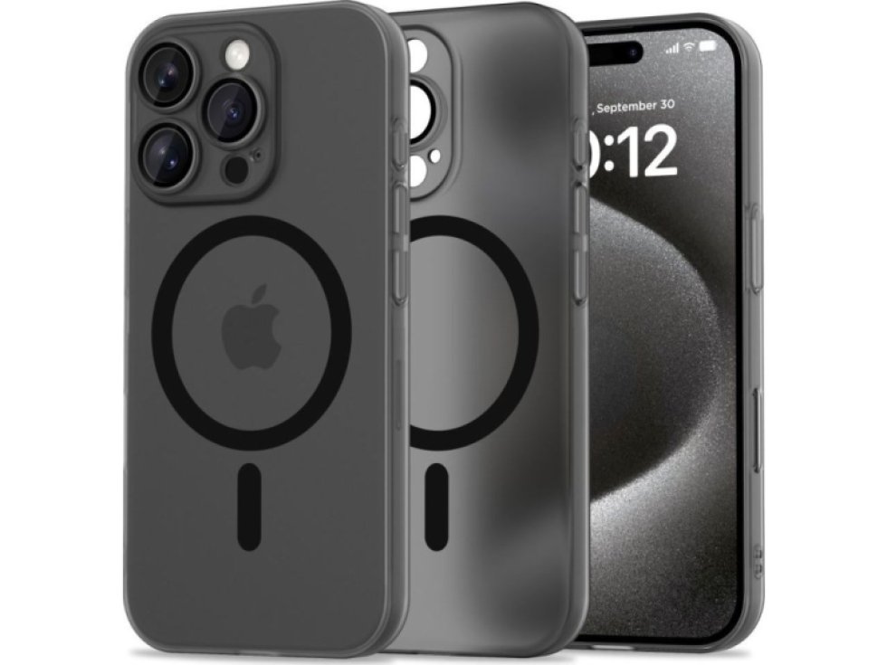 Ochranný kryt na iPhone 16 Pro MAX - Tech-Protect, MagSlim MagSafe Black