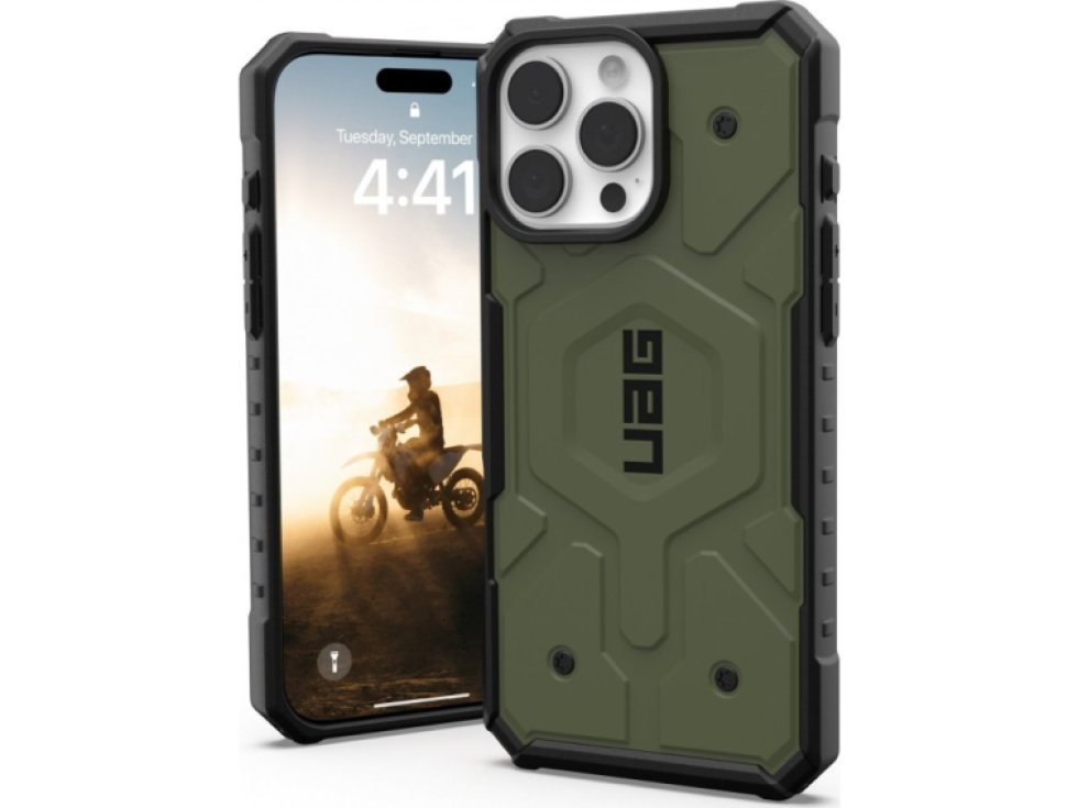 Ochranný kryt na iPhone 16 Pro MAX - UAG, Pathfinder MagSafe Olive Drab