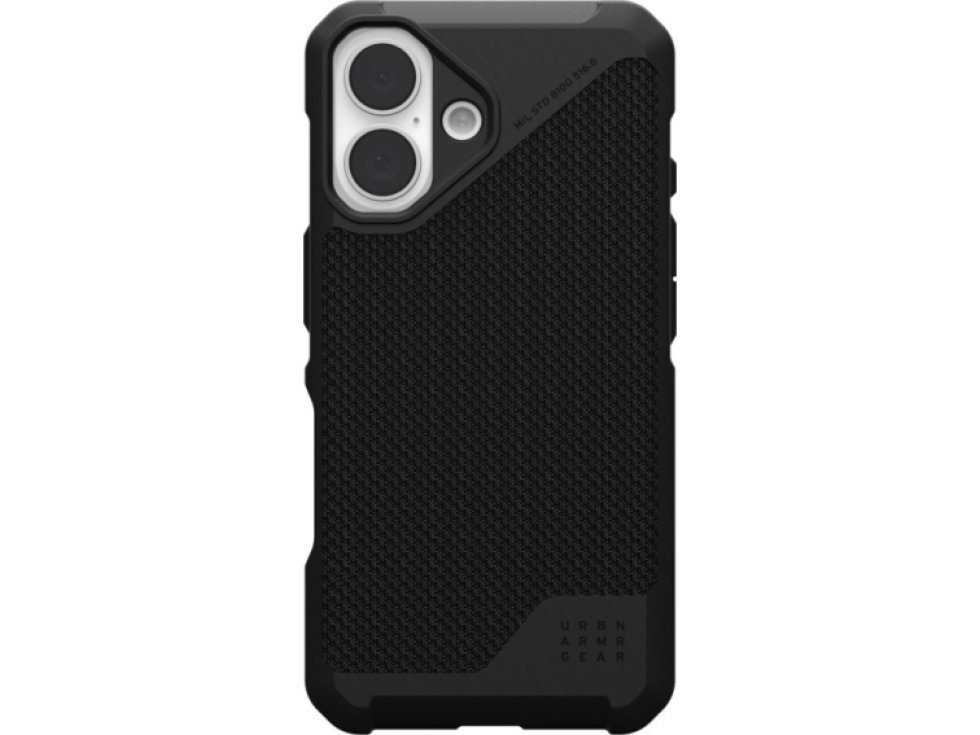 Ochranný kryt na iPhone 16 - UAG, Metropolis LT MagSafe Kevlar Black